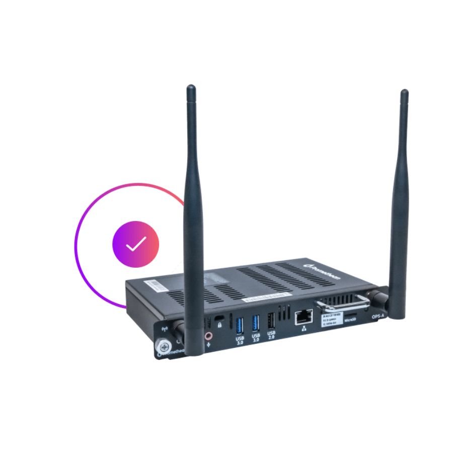 Android 14 formato OPS para panel interactivo Promethean