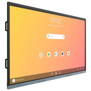 Panel monitor interactivo BenQ RE8604 Certificación google EDLA, Android 13, Resolución 4K
