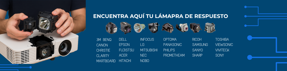 BANNER LAMPARAS DE REPUESTO