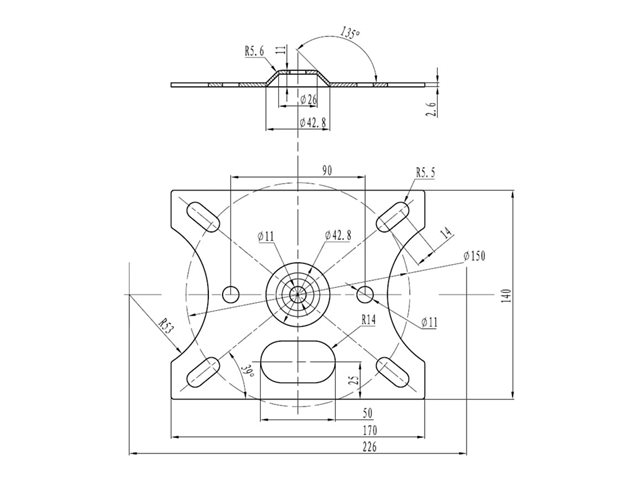 TM-TELE SOPORTE DE TECHO VISION , PARA VIDEO PROYECTOR DE TECHO