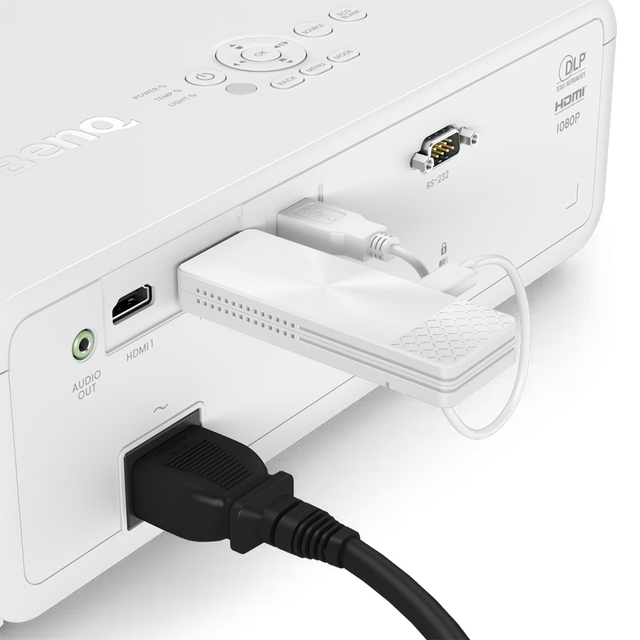 BenQ QCast Mirror QP30: Dongle Inalámbrico HDMI para Presentaciones Inteligentes - Imagen 3