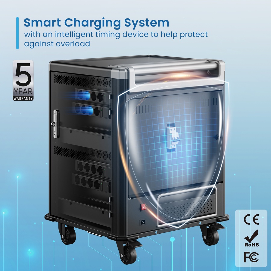 Carro de Carga y Almacenamiento Ewent para 16 Dispositivos (EW1703) - Imagen 2